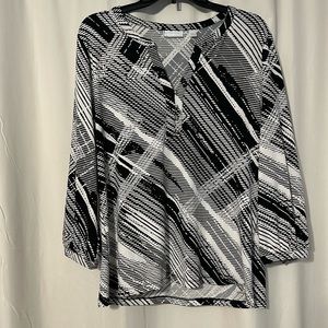 New York & Company - Black and White Blouse